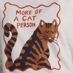 Maeve Tee - CAT PERSON - T-shirt Top Anthropologie